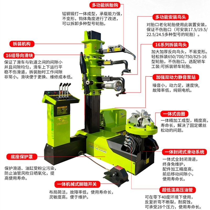 大型扒胎機與車載扒胎機誰才是